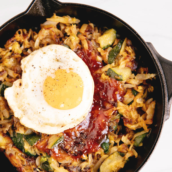 British Bubble & Squeak with Tomato Jam