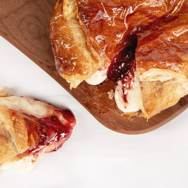 Baked Harbison with Raspberry Mostarda