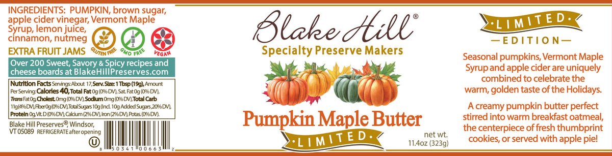 Pumpkin Maple Butter 11.4oz