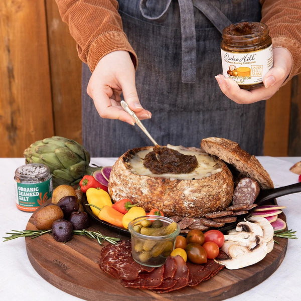 Savory Onion & Alpha Tolman Fondue Board