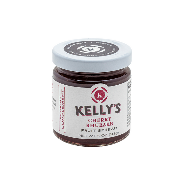 Kelly's Cherry Rhubarb Fruit Spread Cutie 5 oz (143g)