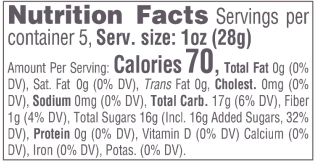 Nutrition Facts