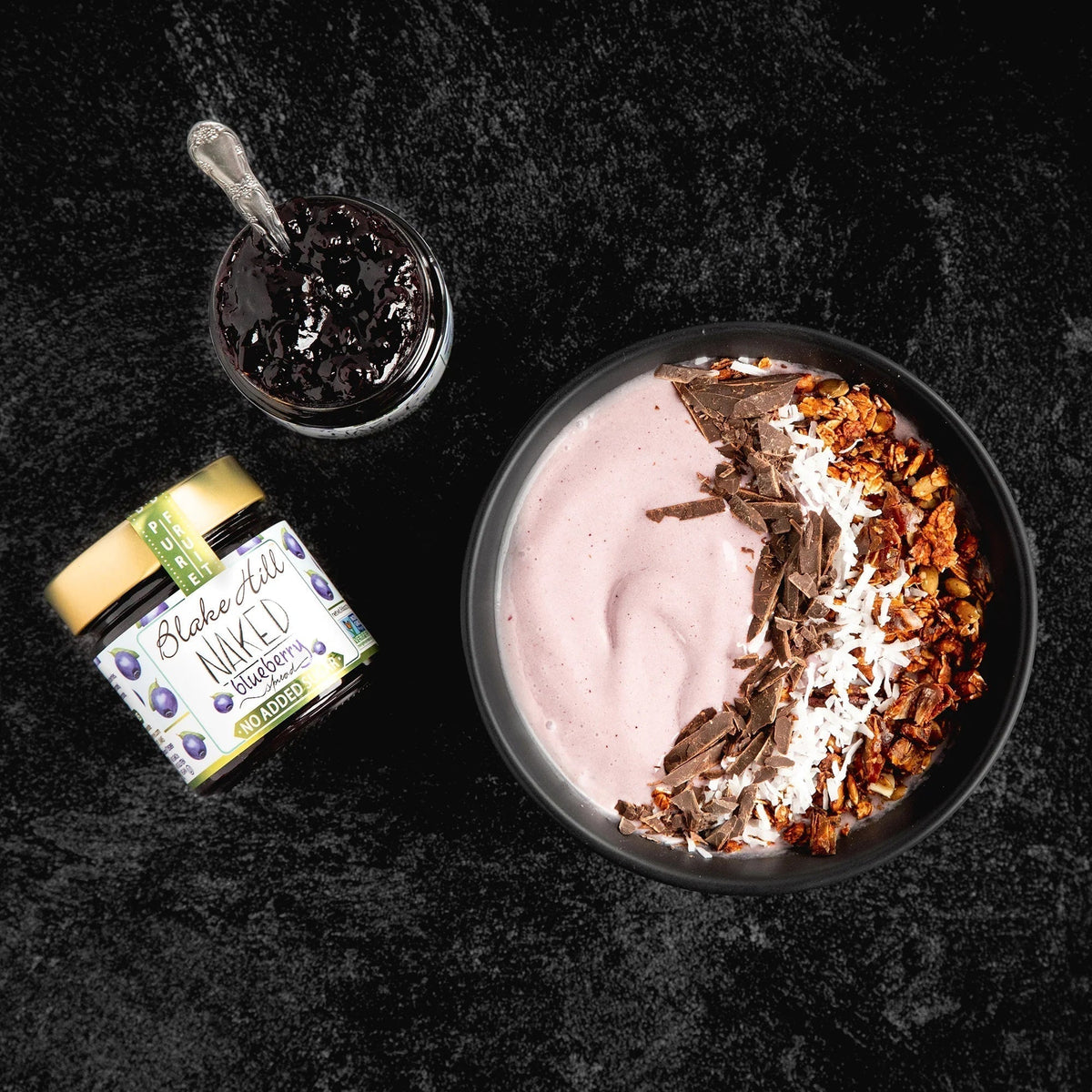 Naked Blueberry, Banana & Coconut Smoothie Bowl