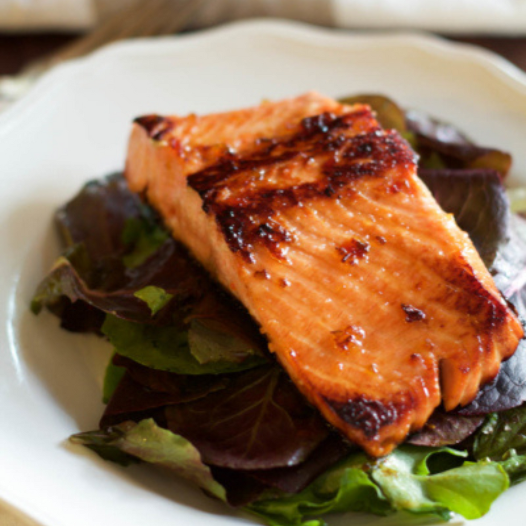 SPICY GLAZED SALMON