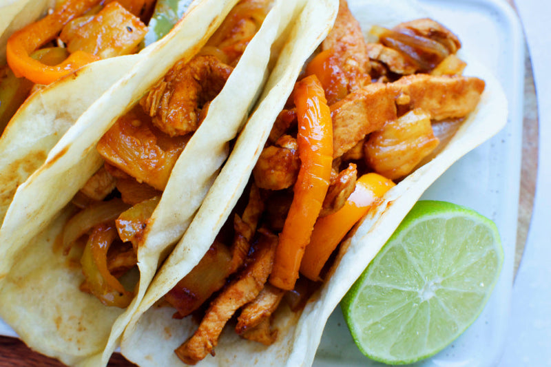 Easy BBQ Chicken Fajitas
