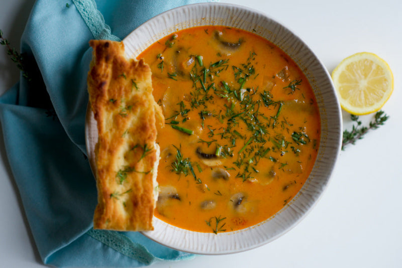 Vegan Hungarian Mushroom Soup