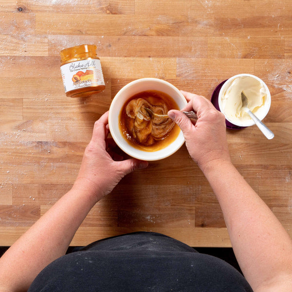 Agnolotti Pasta with Oma & Apricot, Orange & Honey