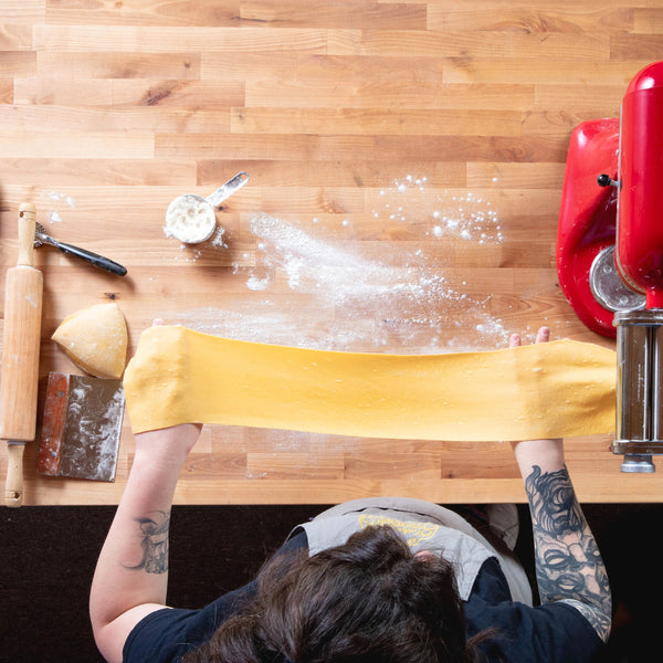 Agnolotti Pasta with Oma & Apricot, Orange & Honey