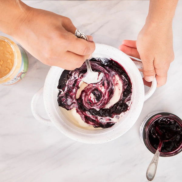 Crunchy PB+J Ice Cream